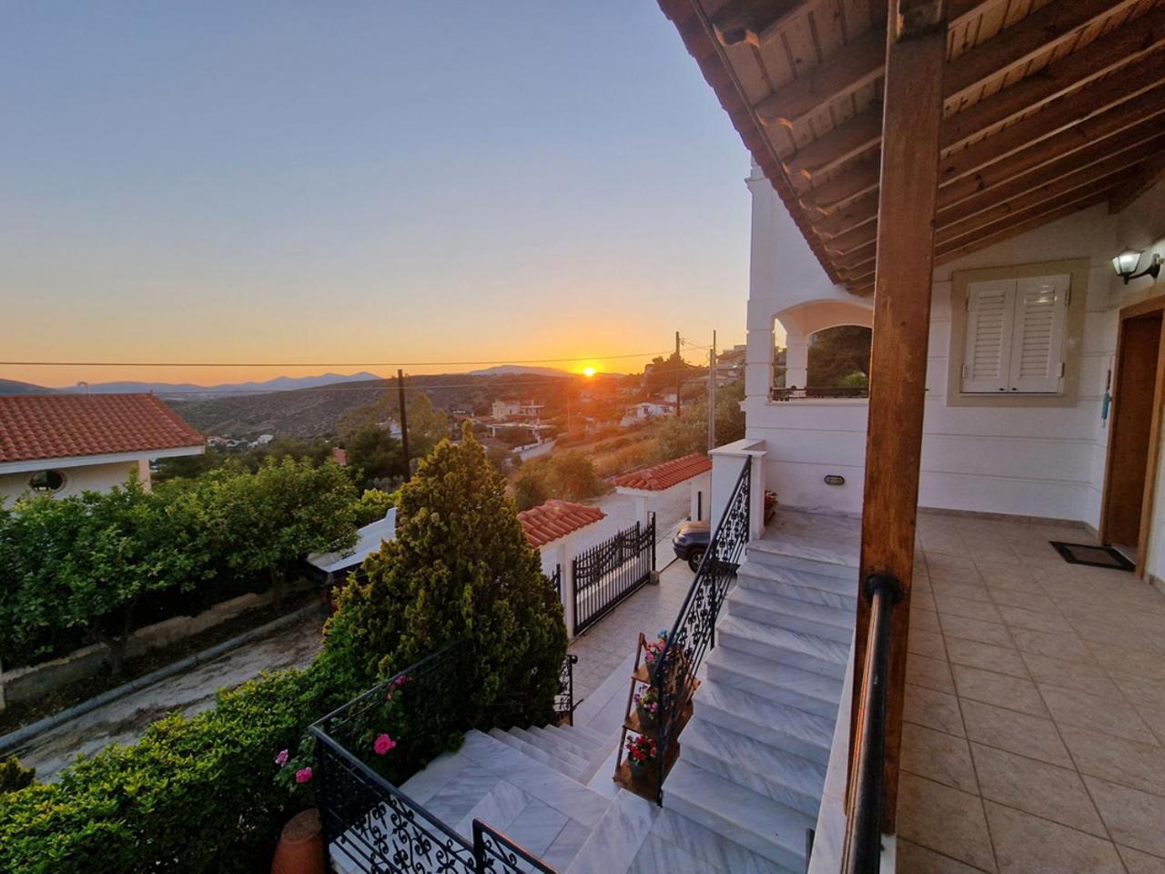 The Mirador Boutique Villa With Scenic Sea View Pórto Ráfti Eksteriør bilde
