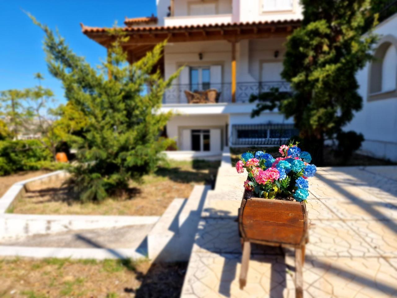The Mirador Boutique Villa With Scenic Sea View Pórto Ráfti Eksteriør bilde