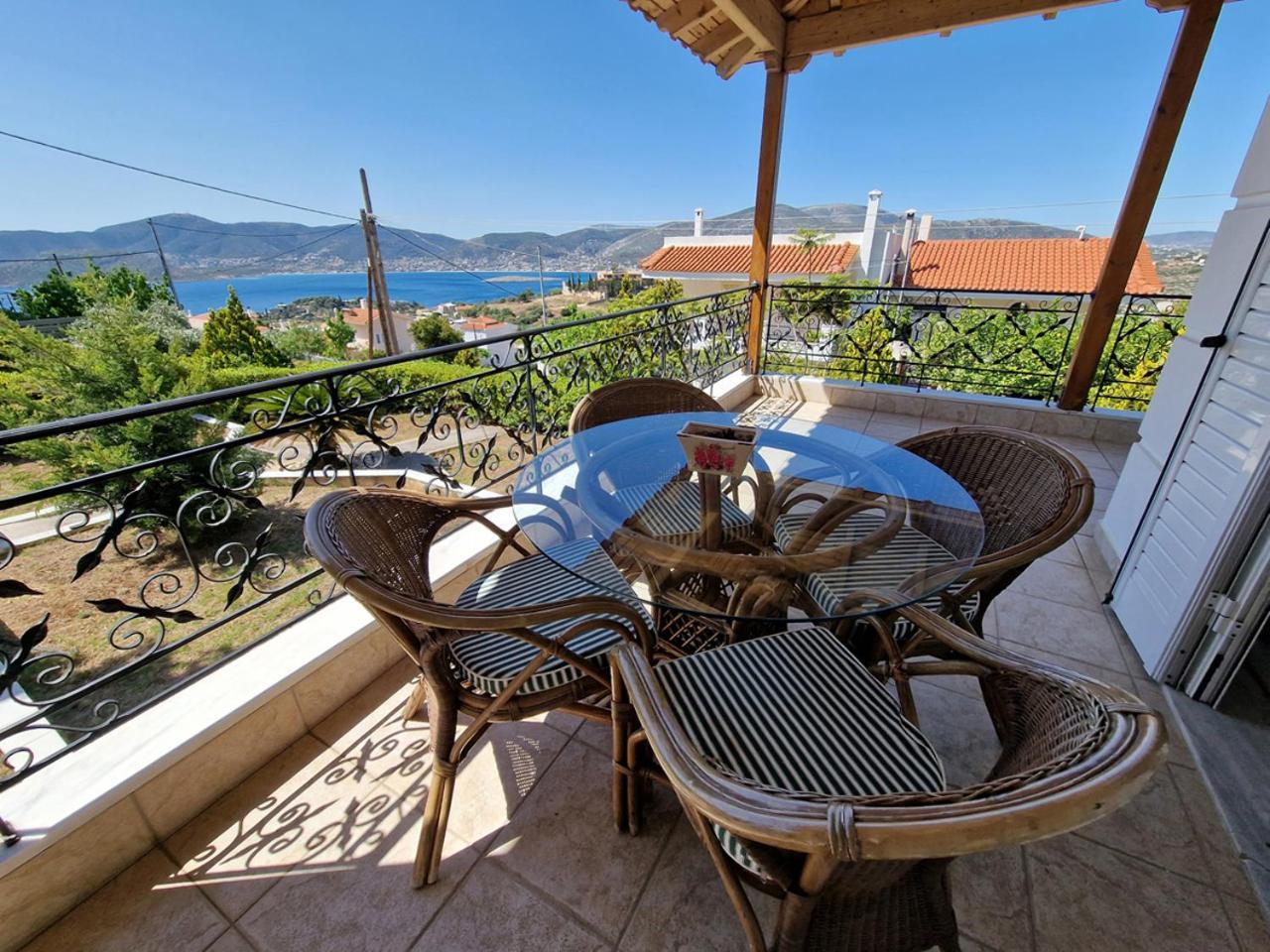The Mirador Boutique Villa With Scenic Sea View Pórto Ráfti Eksteriør bilde