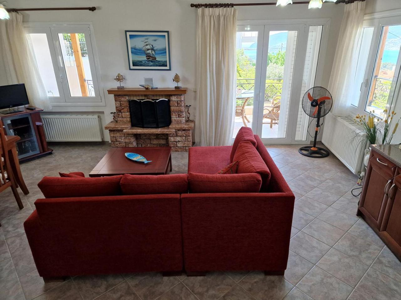 The Mirador Boutique Villa With Scenic Sea View Pórto Ráfti Eksteriør bilde